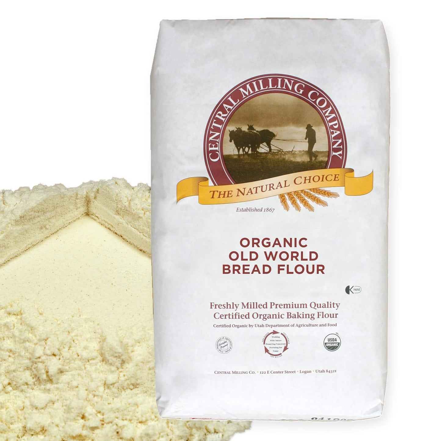 100% Organic Artisan Bread Flour for Perfect Baking Results