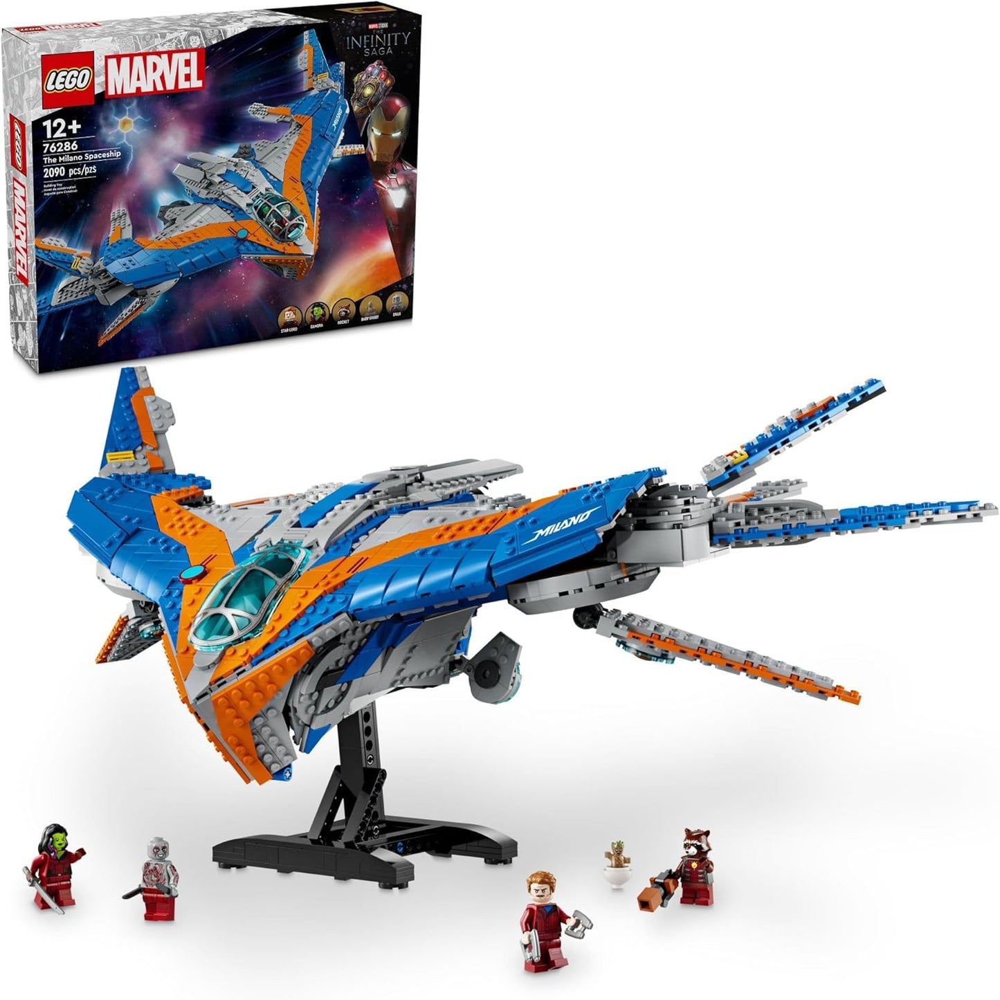 LEGO Marvel Guardians of The Galaxy Milano Starship Toy Review