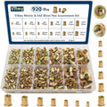 Metric & SAE Rivet Nut Assortment Kit (920 Pcs) - Complete Fastener