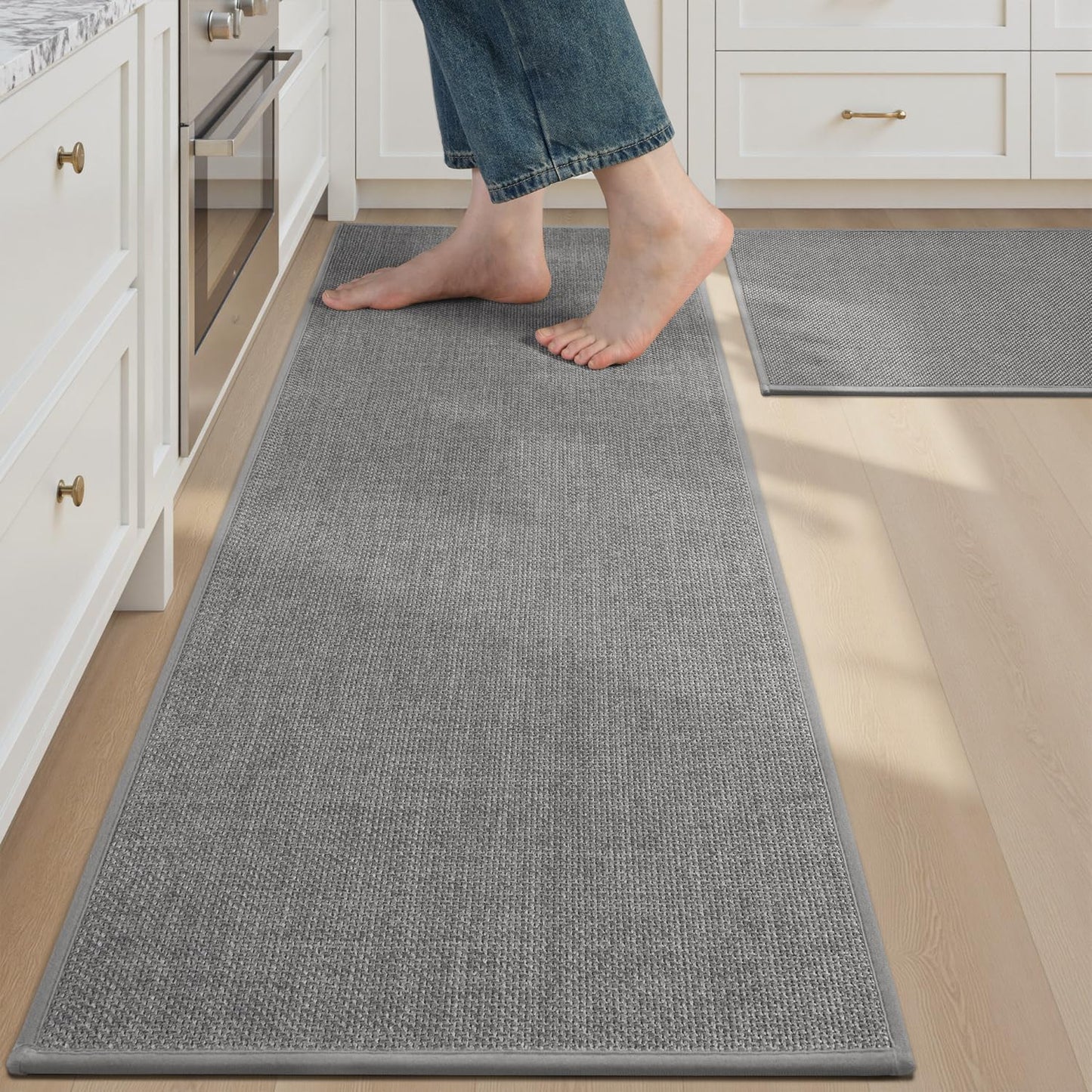PADOOR Kitchen Rugs Sets of 2 for Comfort and Safety