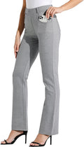Women's Bootcut Yoga Dress Pants 29/31/33 in - Stretch Office Slacks
