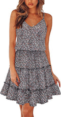 Newshows Women's 2025 Summer Spaghetti Strap Sundress - Flattering is