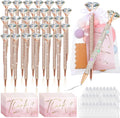 Yeaqee 91 Pcs Bridal Shower Pens Diamond Set for Weddings