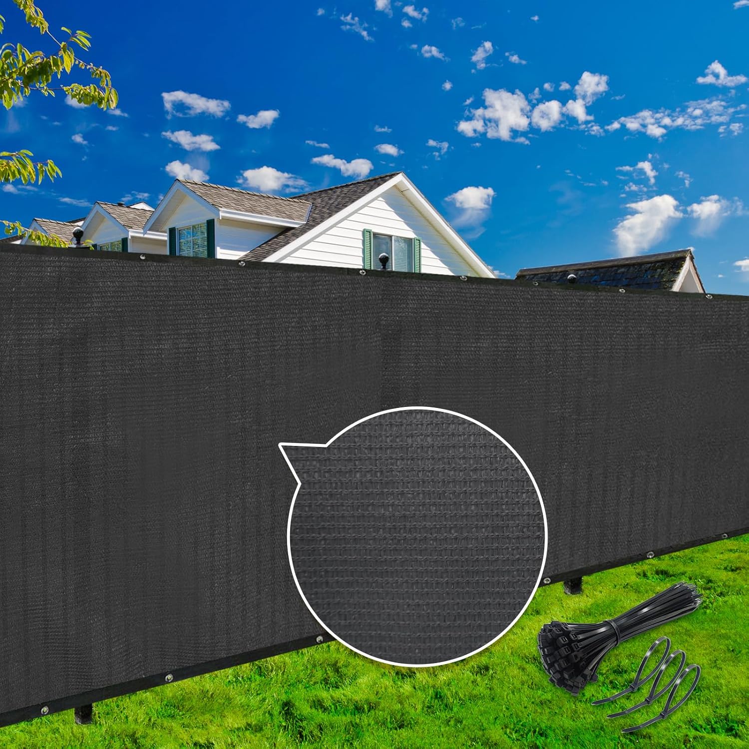 KANAGAWA Privacy Screen Fence 4ft x 25ft for Outdoor Spaces