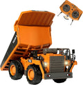 9-Channel Metal RC Dump Truck with Lights and Sound - Realistic Play
