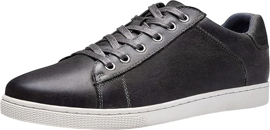 Jousen Men's Leather Sneakers for Business Casual Style