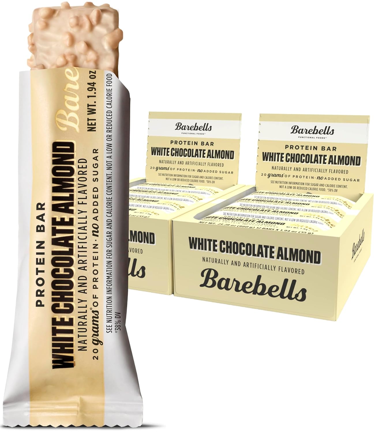 Barebells Protein Bars White Chocolate Almond - Delicious Snack