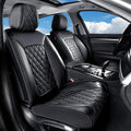 Front Seat Covers Nappa Leather Universal Fit - Durable Protection