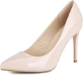 IDIFU Women's Classic Pointed Toe High Heels Pumps - Sleek 4in Lift