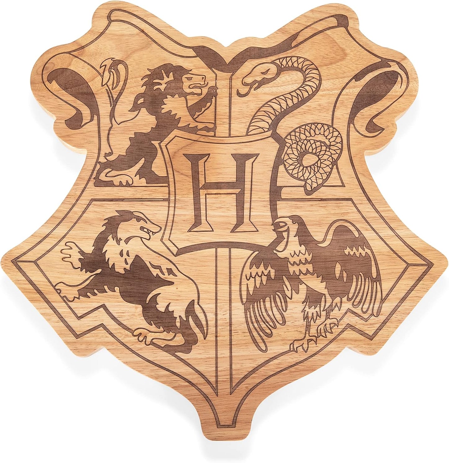 Harry Potter Hogwarts Crest Serving Board for Charcuterie Lovers
