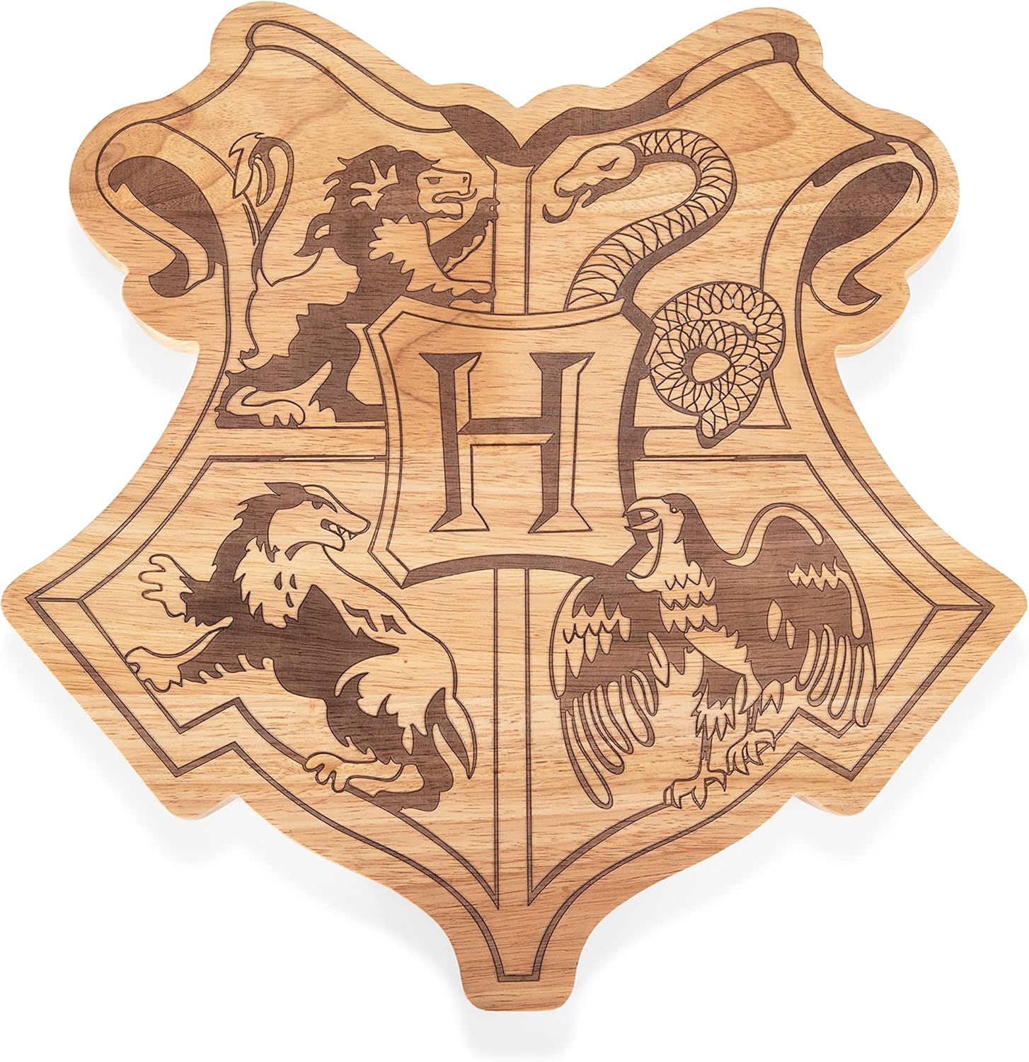 Harry Potter Hogwarts Crest Serving Board for Charcuterie Lovers