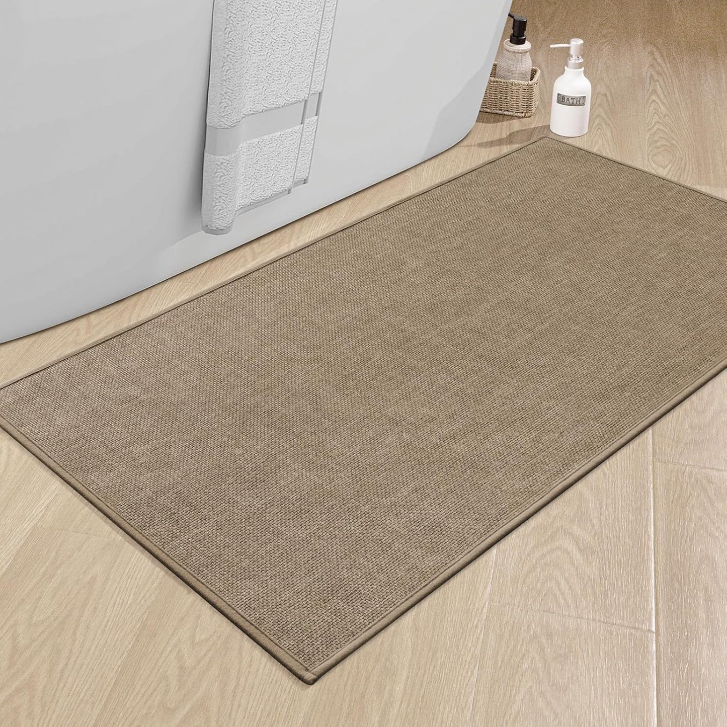 Chakme Ultra Thin Non Slip Bath Mat for Quick Drying Floors