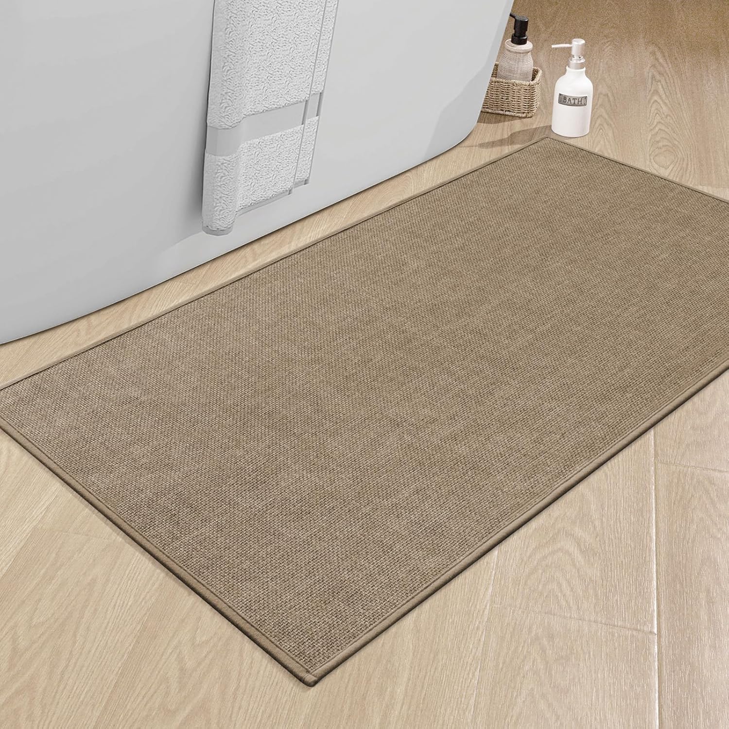 Chakme Ultra Thin Non Slip Bath Mat for Quick Drying Floors