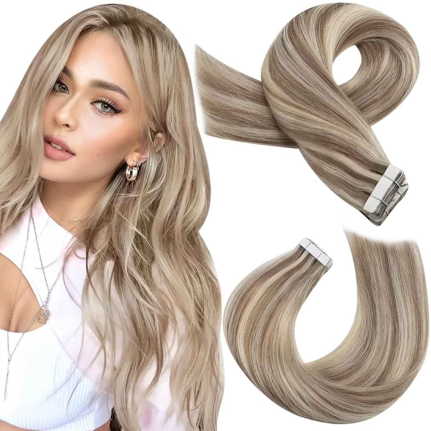 Moresoo Highlighted Tape in Hair Extensions for Stunning Looks