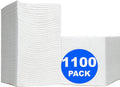 1100 Pack Cocktail Napkins Paper - Quality 3-Ply White Cocktail