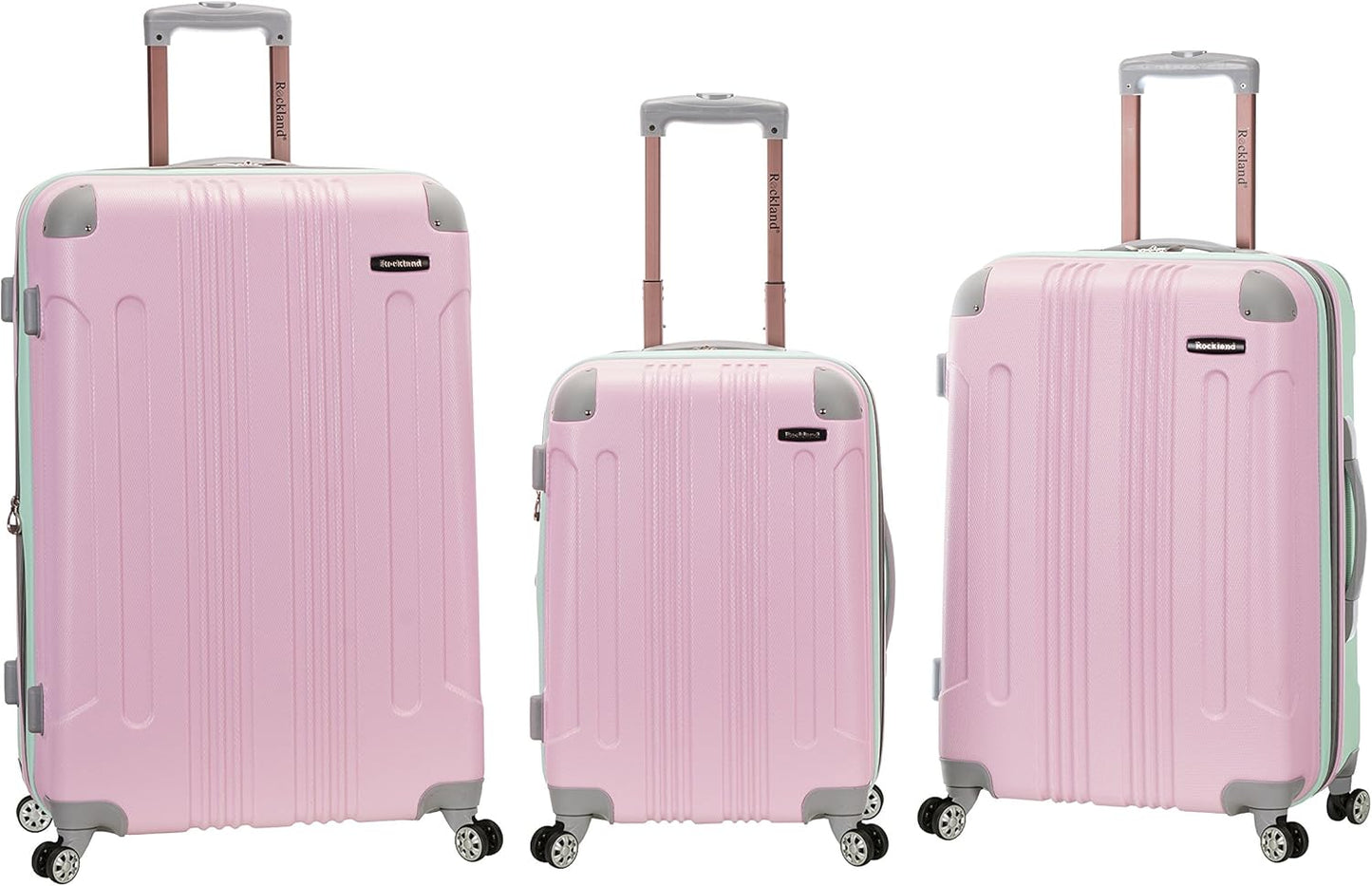 Rockland London Hardside Expandable Luggage with Spinner Wheels