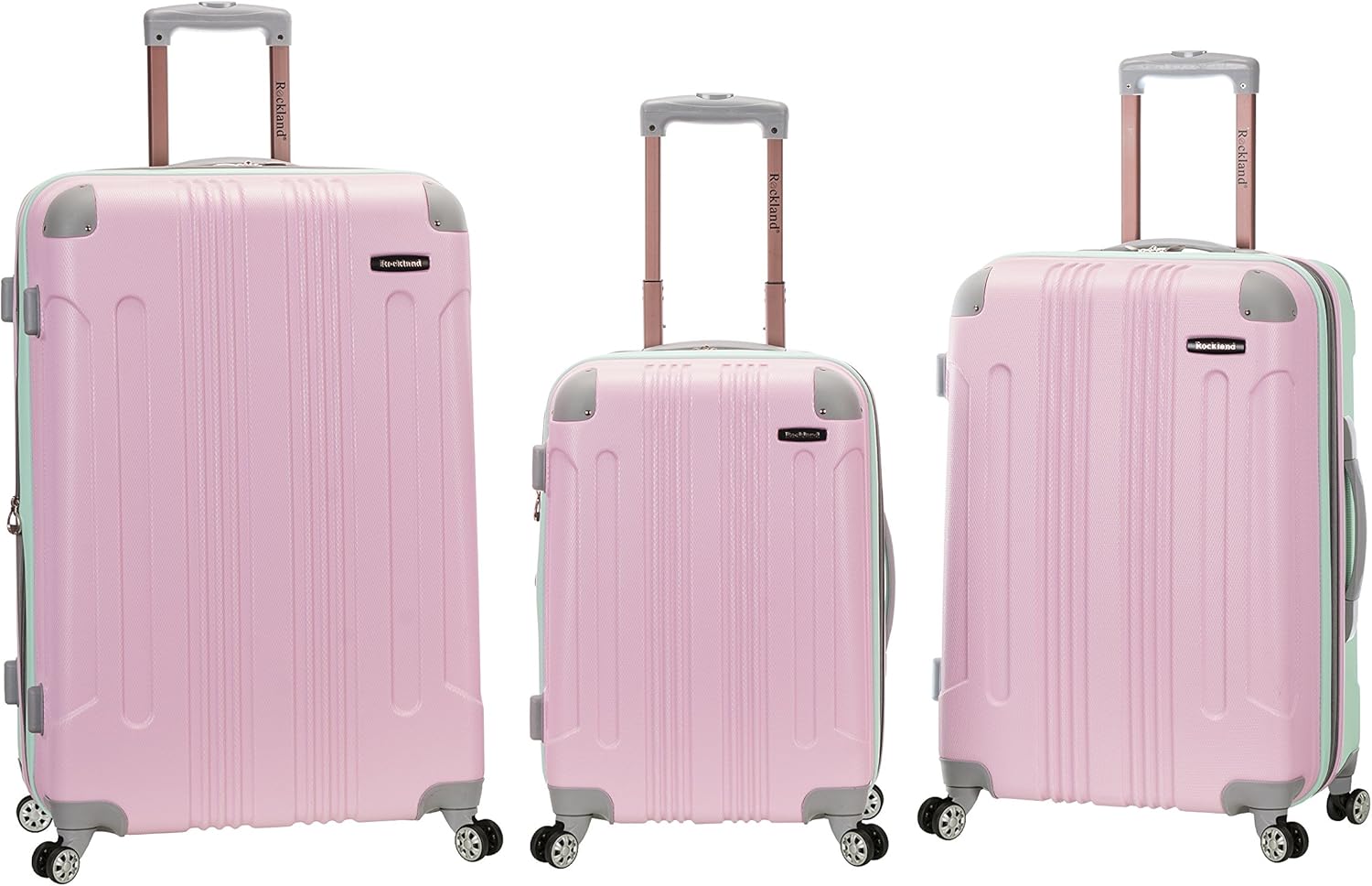 Rockland London Hardside Expandable Luggage with Spinner Wheels