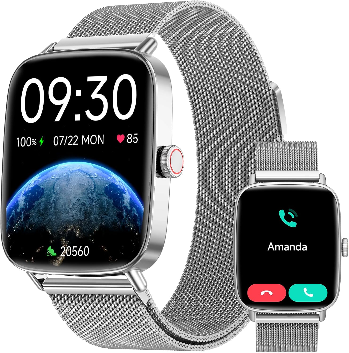 Smart Watch for Women Men with Health Monitor and Fitness Tracker