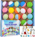 Bath Bomb Gift Set with Toys Inside 20 Pack - Fun Fizzy Kids Bath