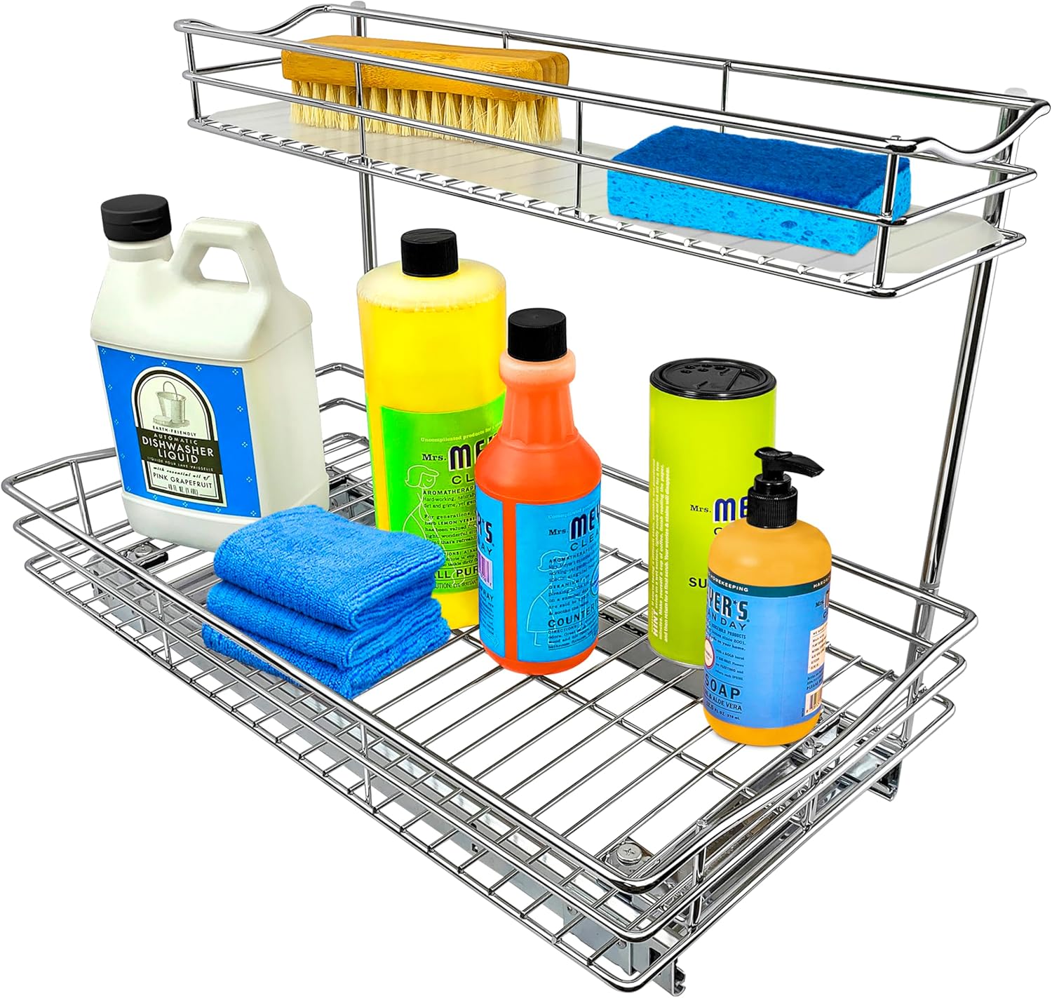 LYNK PROFESSIONAL Pull Out Under Sink Organizer for Cabinets