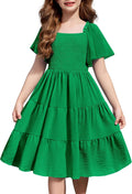 Stylish Boho Midi Dress for Girls with Pockets by Arshiner for Summer