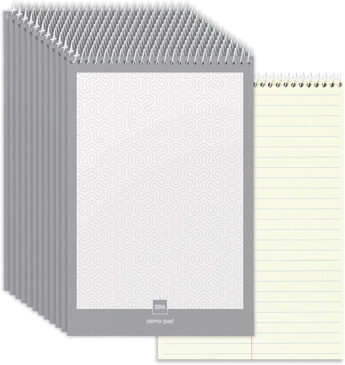 Bulk Pack: Office Depot Steno Books - Gregg Ruled