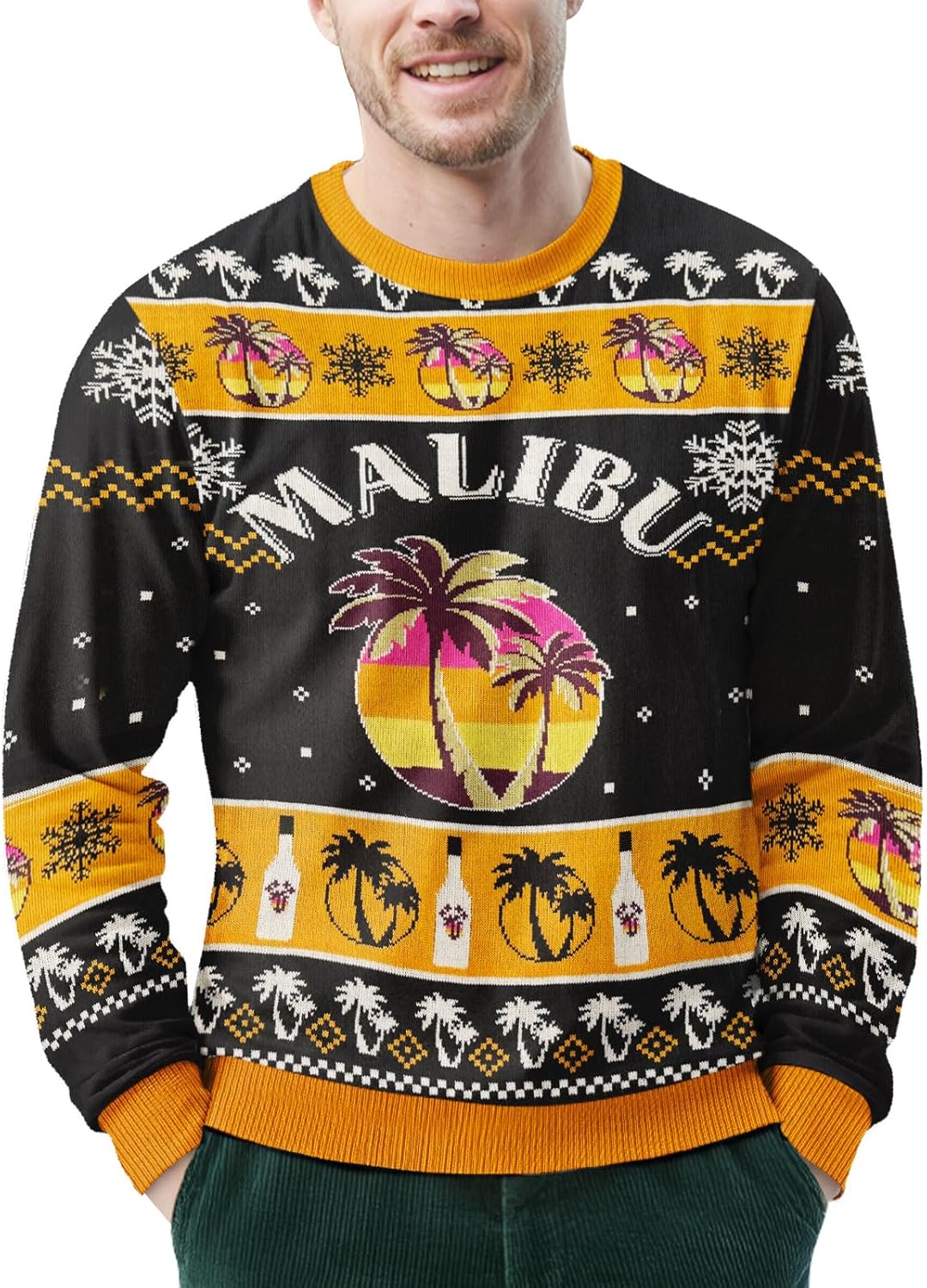 Ugly Christmas Sweater for Men & Women with Vodka Design