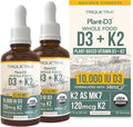 Organic Plant D3 + K2 Drops - Max Strength Immunity Support