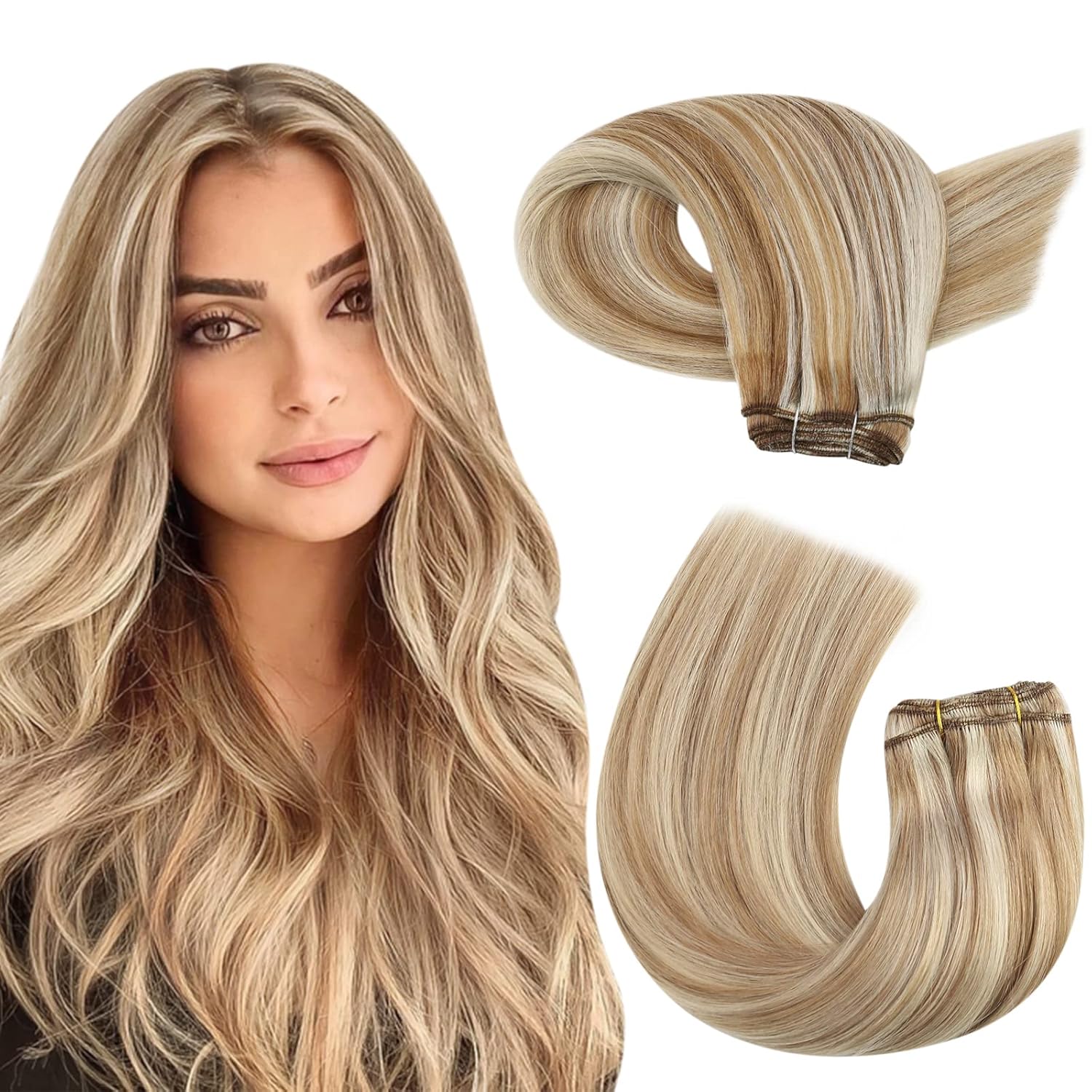 Moresoo Sew in Hair Extensions Real Human Hair for Stunning Styles