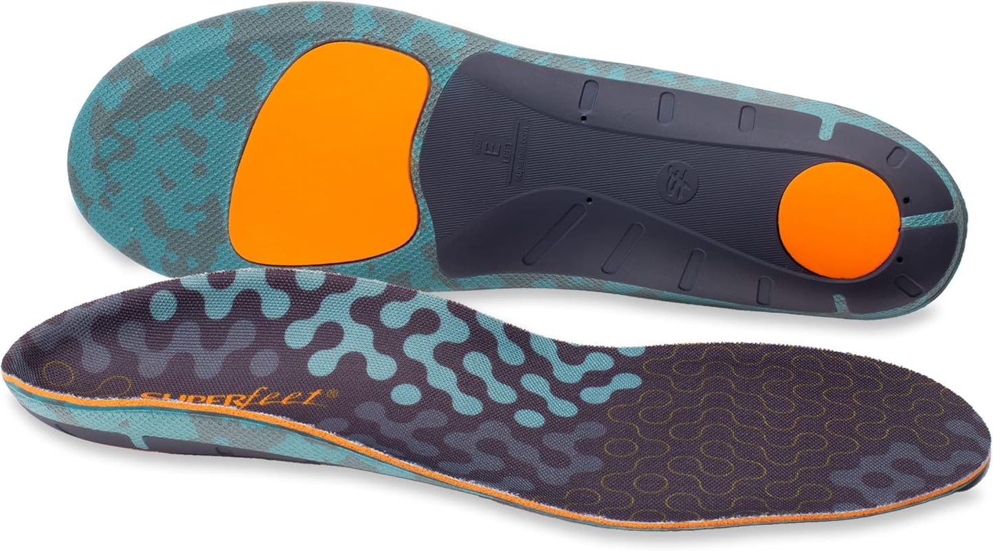Superfeet Run Cushion High Arch Insoles for Optimal Support