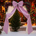 Giant Bow Decor Christmas Tree Topper - Oversized Satin Ribbon