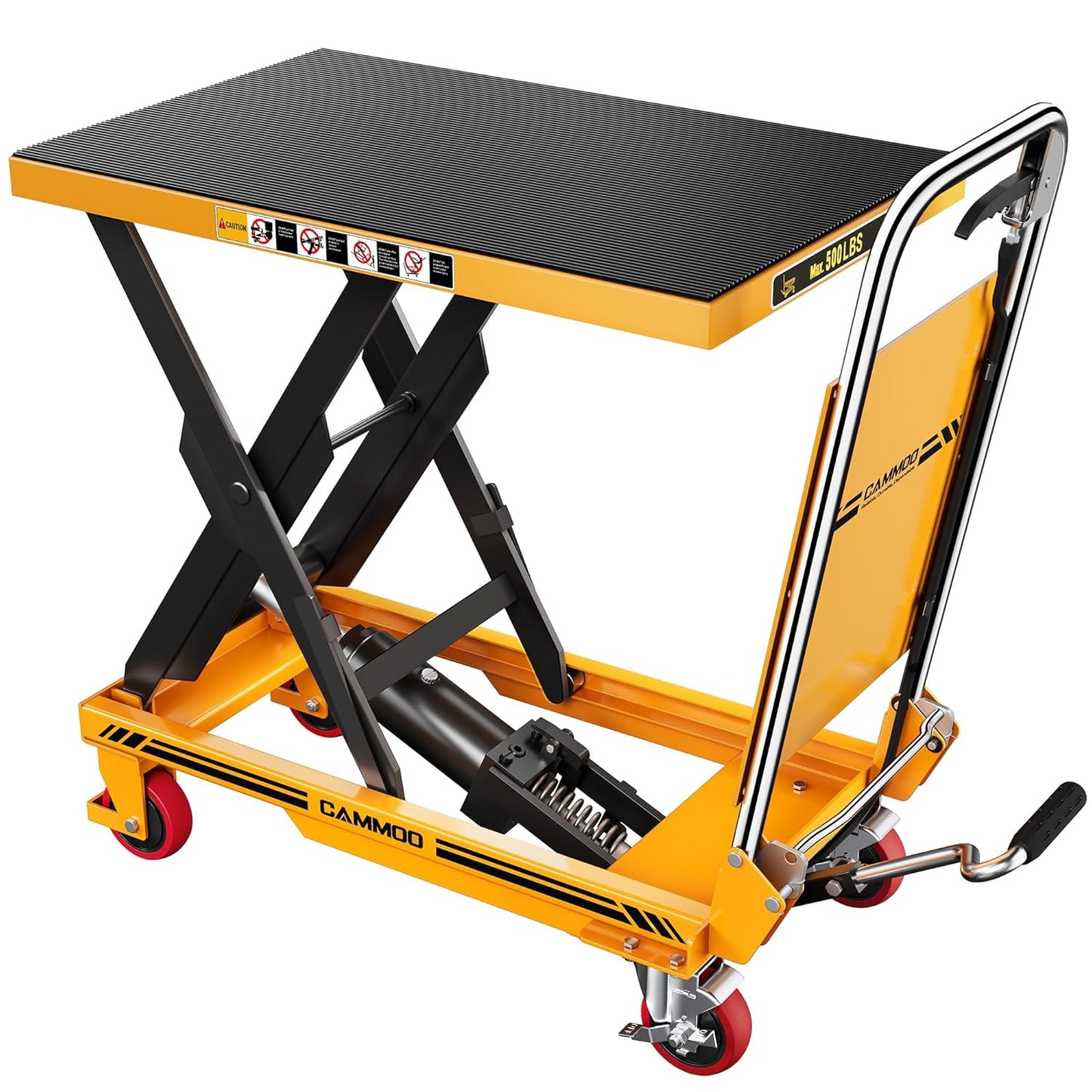 Foldable Hydraulic Lift Table Cart for Easy Material Handling