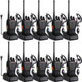Baofeng Walkie Talkies 888S Rechargeable Long Range - 10 Pack