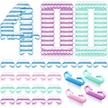 Handle Grip Nail Brush 400 Pc Bulk Set - Portable Nail Scrub Brushes