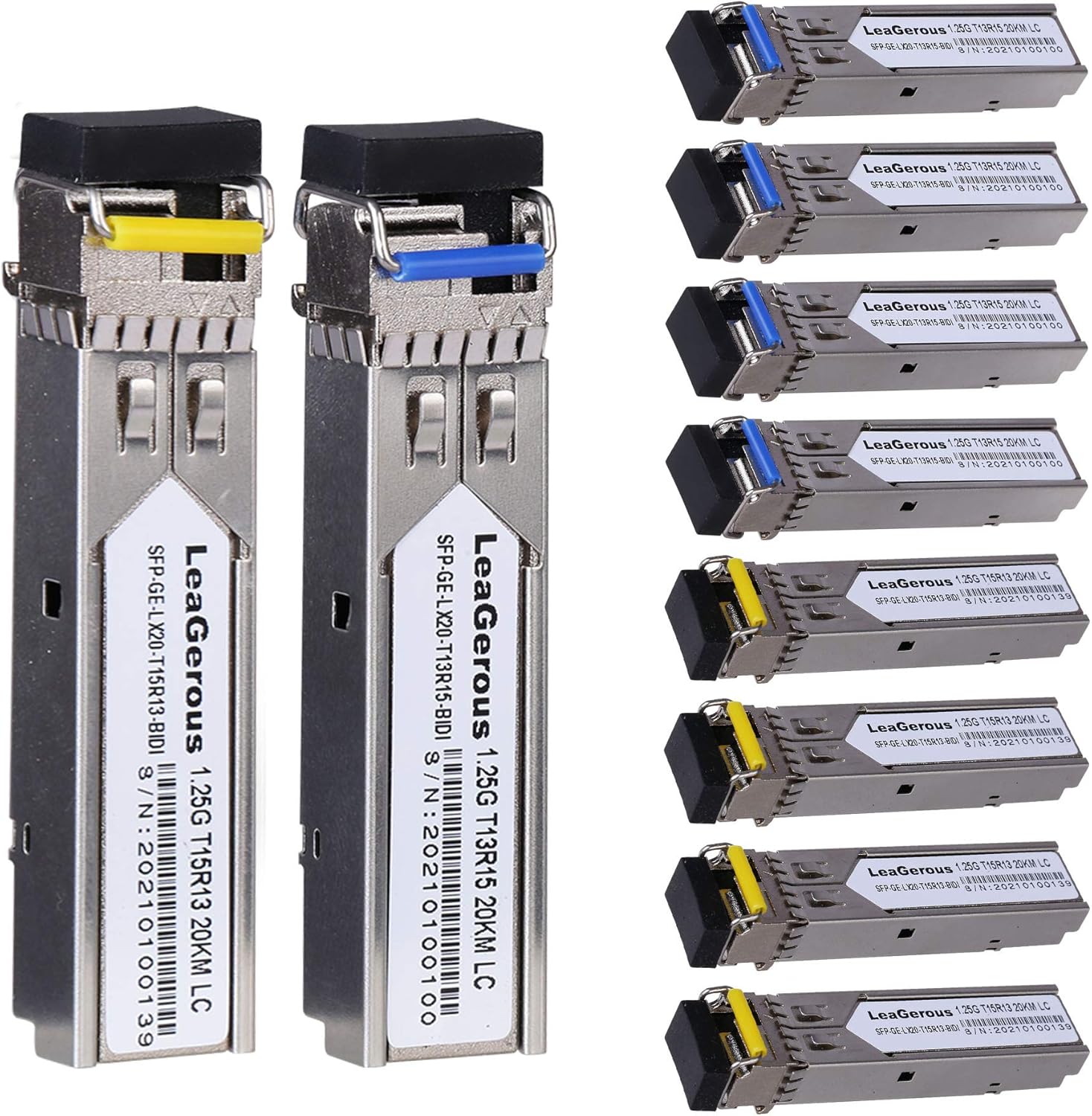 5 Pairs BIDI SFP Network Transceiver Module for 20km Deployment
