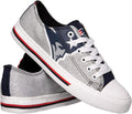 Dallas Cowboys Women's Glitter Canvas Fashion Sneakers (Style SRZY)