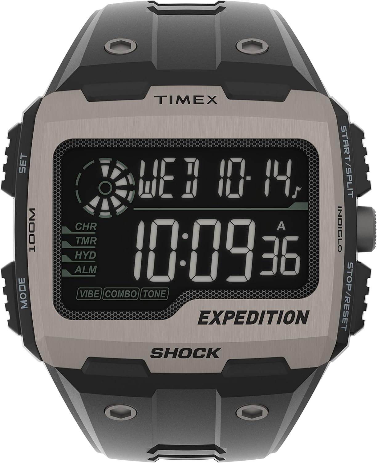 Timex Grid Shock Watch: Tough Resin Strap