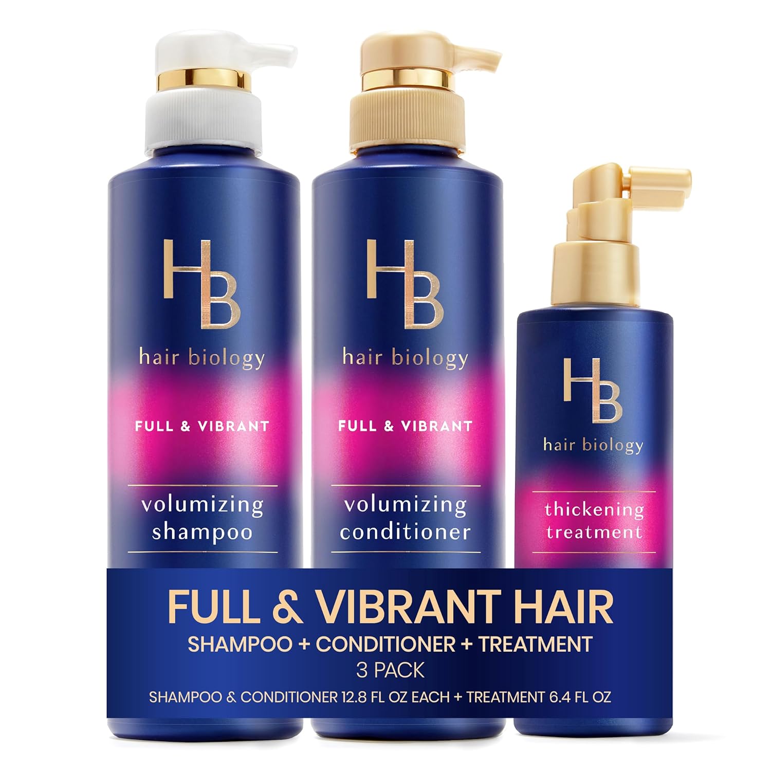 Biotin-Infused Volume Trio for Thin Hair