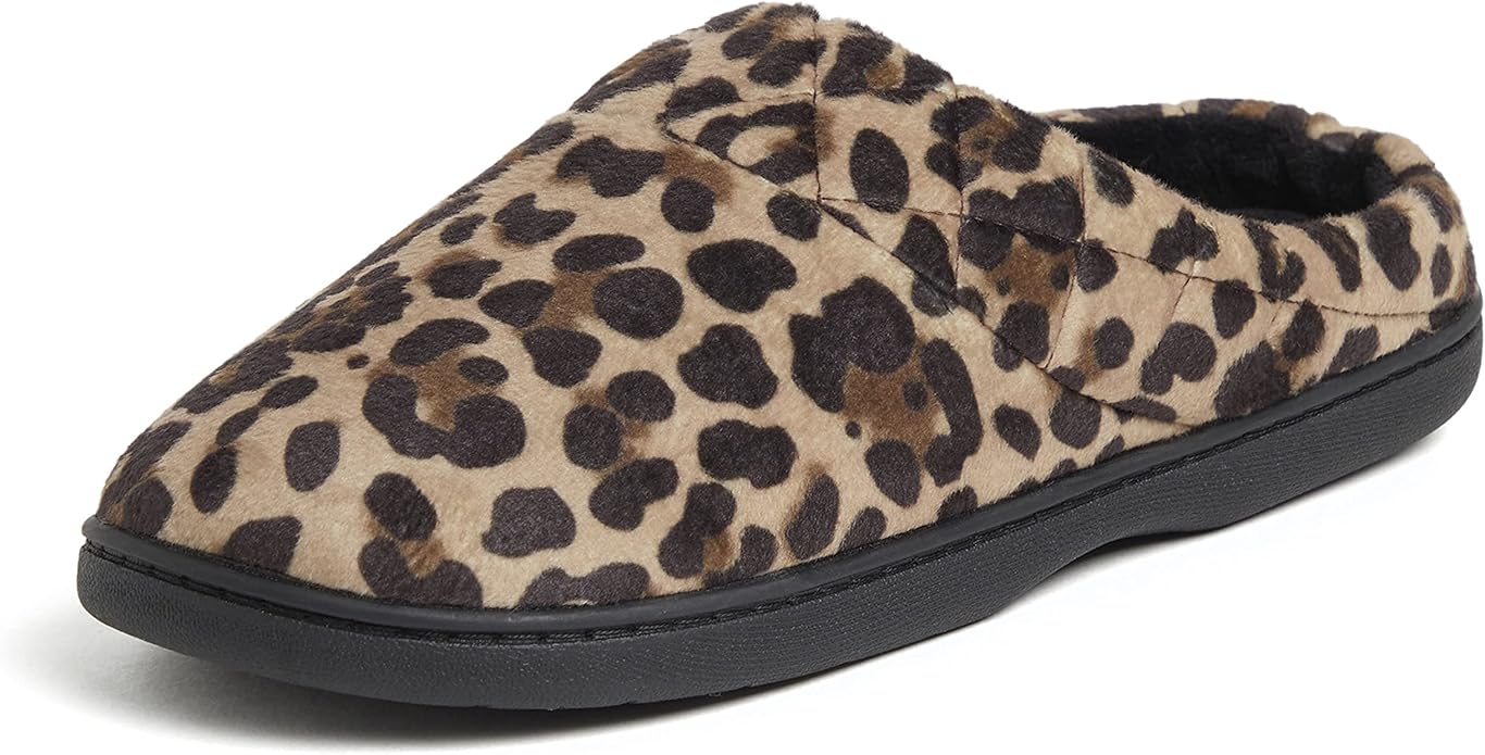 Dearfoams Women's Indoor/Outdoor Memory Foam Clog Slippers