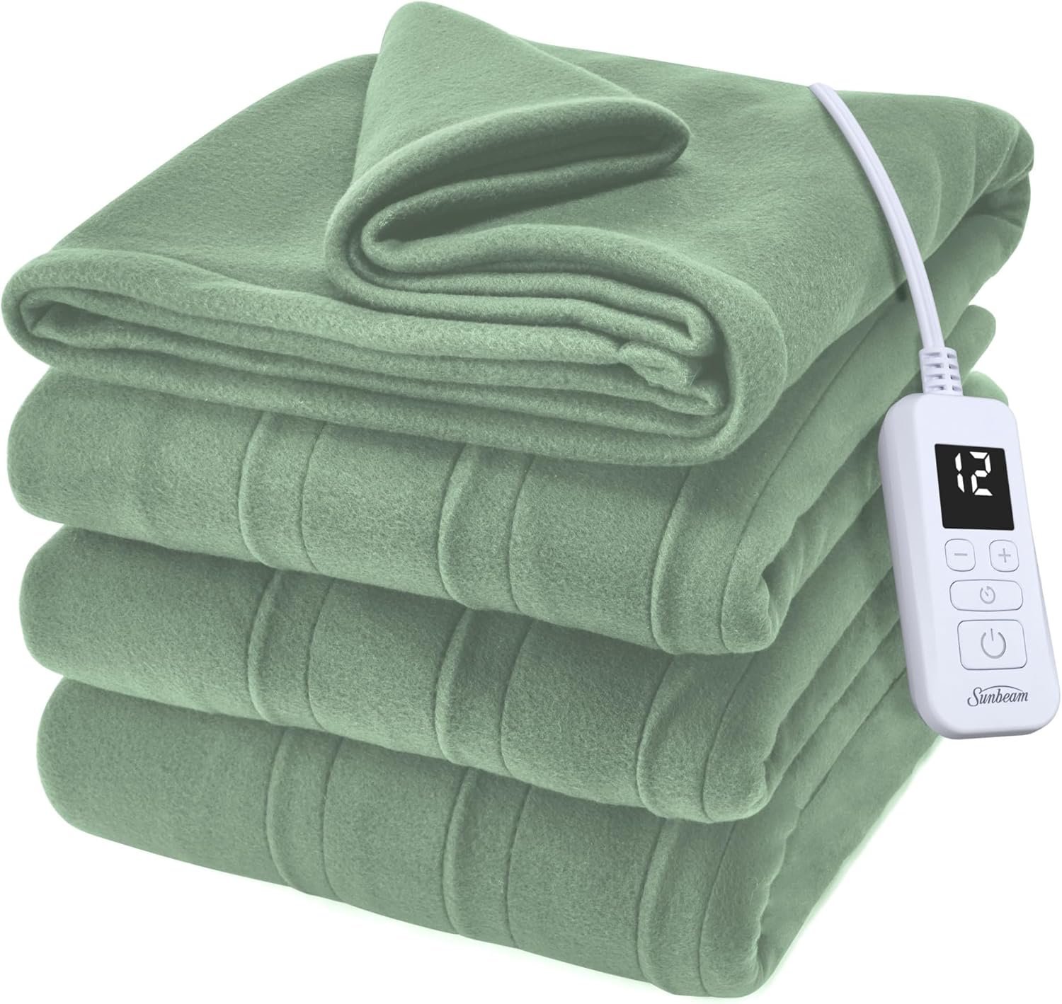 Sunbeam Royal Ultra Fleece Heated Electric Blanket for Comfort
