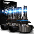 RAMHORN 9005 9006 Fog Light Bulbs Combo - 300% Brighter 6500K