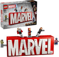LEGO Marvel Logo & Minifigures Set for Marvel Fans - 5 Figures - Ages 12+