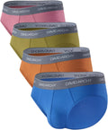 Men's Bamboo Rayon Briefs - Breathable Support Briefs 4 or 7 Pack
