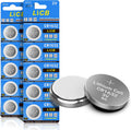 LiCB 10 Pack CR1632 3V Lithium Battery CR 1632 - Long-Lasting Coin