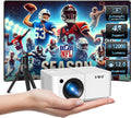 Portable HD Smart Projector, 12000L Supports 1080P, WiFi & Bluetooth
