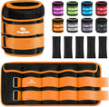 Adjustable Ankle Weights 2-20 LBS Pair with Removable Weights