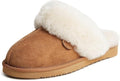 Dearfoams Women's Fireside Sydney Shearling Fur Scuff Slipper