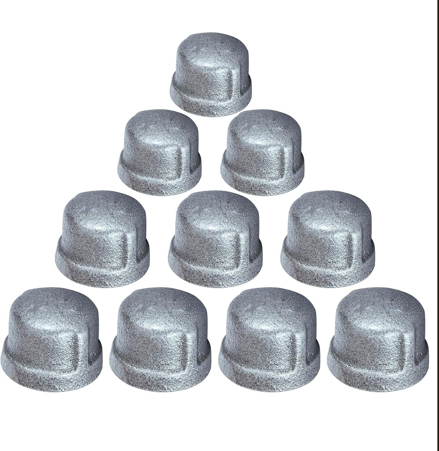 Everflow GMCP0112-10 Malleable Iron Pipe Cap for Durable Use