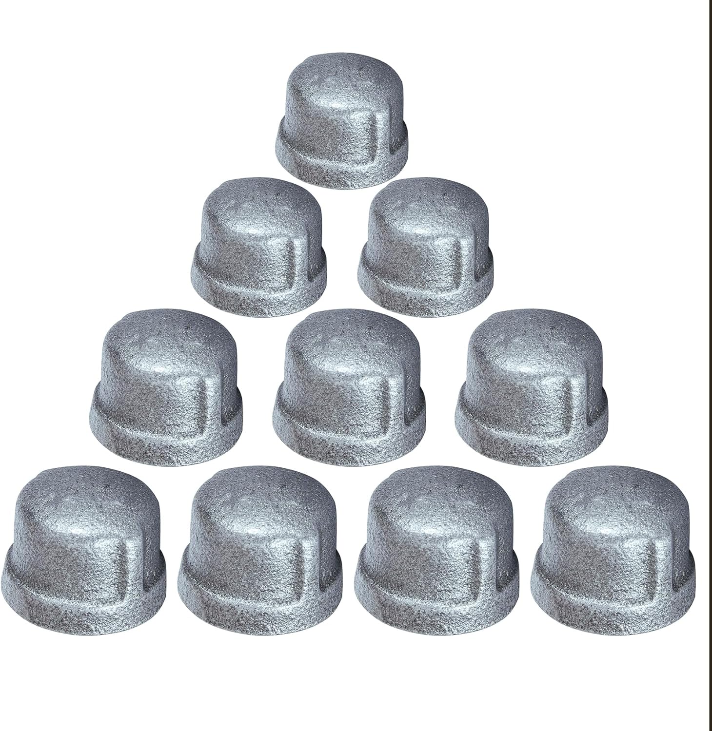 Everflow GMCP0112-10 Malleable Iron Pipe Cap for Durable Use