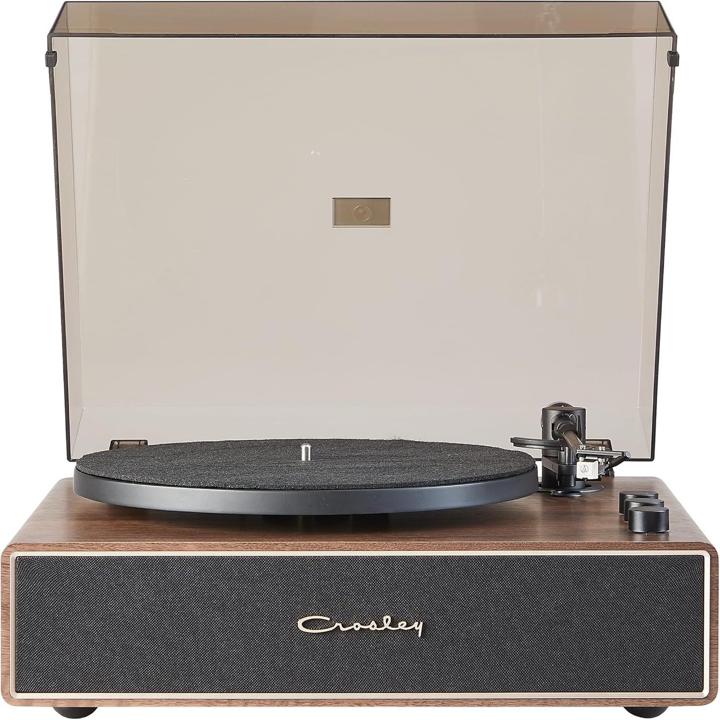 Crosley CR6046A-WAGL Stave Bluetooth Turntable with Speakers